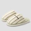Pantuflas de Algodón para el Hogar para Mujer Invierno Rayadas Felpa Cálidas para Hombre Invierno Interiores del Hogar Pantuflas Peludas para Hombre Invierno Venta al por Mayor