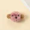 Accesorios Florales Hechos a Mano de Tela Color Café Estilo Coreano, Accesorios para Ropa de Lazo, Zapatos DIY, Pasadores, Sombreros, Accesorios para Ropa de Muñecas