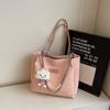 Bolso Sobaco de Gran Capacidad Nueva Llegada Primavera 2025 Moda Estilo Occidental Casual Textivo Simple Bolso Tote de Hombro para Mujer