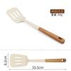 Suministros de Cocina Silicona Mango de Madera Nórdico Sartén Antiadherente Espátula Juego de 12 Piezas Grado Alimenticio Resistente a Altas Temperaturas Cuchara Utensilios de Cocina