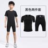 Mallas de Baloncesto para Niños Ropa de Entrenamiento para Niños Conjunto de Pantalones Cortos de Manga Corta Ropa de Voleibol Fútbol Polea Base de Natación