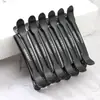 Atacado do Fabricante Presilhas para Cabeleireiro Presilhas de Pato Fosco Especial para Salão de Cabeleireiro Presilhas de Divisão para Corte de Cabelo Presilhas Jacaré para Posicionamento de Cabelo para Permanente e Coloração