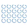 Anéis Abertos de Alumínio Coloridos Anéis de Conexão Anéis Simples Acessórios para Joias DIY Pulseira Colar Materiais para Anéis de Conexão Artesanais