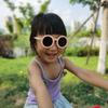 Em estoque atacado nova moda óculos de sol infantis óculos infantis Kat Tong Bao meninos e meninas com óculos de sol pequenos redondos