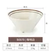 Tazón de melamina para ramen tazón comercial para sopa de fideos de arroz tazón para avena de desayuno tazón para fideos de res tazón japonés tipo cuerno de sombrero tazón para sopa de fideos