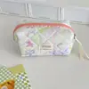 Bolsa de Cosméticos Serie Mariposa de Colores Fantasía Morada Transfronteriza Aspecto Elegante para Niña Portátil Color de Contraste Macarrón Bolsa de Almacenamiento Portátil