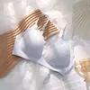 Comércio Exterior Transfronteiriço Mais Vendido Roupa Íntima Feminina Sem Costura, Sutiã de Renda Push-Up Respirável Fino de Verão com Lindo Design nas Costas