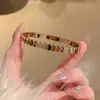 Aço titânio não desbota estrela bebê homemzinho pulseira de cintura feminina alta qualidade simples anel pulseira nicho luxo leve estilo ins