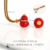 Loja de Ouro Mesmo Estilo Acessórios DIY Banhados a Ouro Colar com Pingente de Cabaça de Sete Peças para Mulheres, Corrente de Clavícula Versátil Exquisita Retro da Moda
