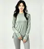 Otoño Invierno Nuevo Estiloalo Mismo Estilo Cuello Redondo Manga Larga Ropa de Yoga para Mujer Pilates Entrenamiento Fitness Ropa Superior Venta al por Mayor