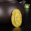 Venta al por mayor Ágata de Hielo Natural Brasileña Calcedonia Colgante Ruyi Jade Jade Colgante Suministro y Entrega Regalo Transmisión en Vivo