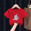 2049# camiseta cuhk niños y niñas ropa infantil nuevo abrigo de verano 100 algodón camiseta interior ropa infantil manga corta