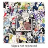 50 Pegatinas de Yuri on Ice Figura de Anime Japonés Patinaje Artístico Animación Graffiti Transfronterizo Pegatinas para Taza de Té con Leche Cuaderno Funda de Teléfono