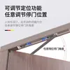 Cerrador de puerta oculto, dispositivo automático de cierre de puerta invisible, posición ajustable para puertas de madera, cerrador de puerta silencioso con amortiguación