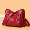 Bolsa de mano retro simple al por mayor, bolsa cruzada de gran capacidad, bolso de hombro para mujer de estilo nuevo para mediana edad y personas mayores, bolso de mamá para salir