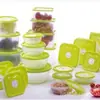 (Pequeños mayoristas) Refrigerador Almacenamiento Cajón de Verduras Plástico Microondas Lonchera Caja Sellada Portátil Lonchera Dividida