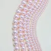 Hilo de Algodón Perla de Imitación Accesorios DIY Cuentas Sueltas Collar Pulsera Tobillera Gargantilla de Perlas Joyería para Mujer
