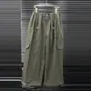 2025 Nuevos Pantalones Cargo de Silueta Holgada para Otoño e Invierno Pantalones Casuales para Mujer Pantalones de Pierna Ancha Plisados Retro Perezosos