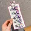 2025 nuevo clip BB de arena movediza de dibujos animados lindo para niños accesorios para el cabello niñas clip para flequillo kulomi tarjeta para el cabello de niñas tocado