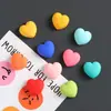 Pegamento en crema con forma de corazón de colores, materiales para manualidades, accesorios de resina, accesorios para el cabello hechos a mano, hebillas para zapatos, imanes para refrigerador y accesorios de decoración