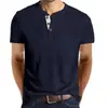 Camisa Polo Masculina de Manga Curta com Bolso e Botões, Nova de Verão, Comércio Exterior Europeu e Americano, Amazon Transfronteiriça