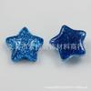 15mm plano não-furo brilhante estrela estrela resina patch diy telefone móvel shell beleza cocar hairpin material