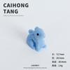 Piezas de Accesorios Creativos en Miniatura Simulados, Conejo de Orejas Caídas de Color Sólido Colgante de Animal Pequeño para DIY, Adorno Pequeño de Decoración para el Hogar Hecho a Mano