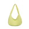 Bolso de Hombro Individual Acolchado de Nailon Otoño Nuevo Coreano Bolso Cruzado Casual de Gran Capacidad para Mujer Bolso de Lona de Moda Tipo Dumpling