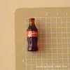 Garrafas grandes de cola e Sprite, garrafas de bebida realistas em miniatura, materiais para artesanato DIY, cola creme, acessórios criativos para lojas de conveniência