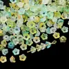 5.5*6mm Acrílico Degradado Espolvoreado Dorado Traer Orquídea Cuerda de Cabello Antigua Accesorios Material para Joyería Hecha a Mano DIY