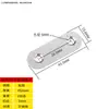 Código de Esquina de Acero Inoxidable Ángulo de Hierro/Soporte para Placa de Estante Soporte en Forma de L Conector Triángulo Pieza de Hierro Soporte de Código de Esquina de Ángulo Recto de 90 Grados