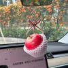 Colgante de Espejo Retrovisor para Coche Apple Car, Colgante para el Interior del Coche, Colgante de Simulación para Descompresión, Adorno Decorativo para el Ambiente del Coche
