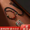 Colgante de Tanka Zaki Lhamo Pintado Puro Hecho a Mano de Xizang con Cuerda Colgante Tejida a Mano Estilo Tibetano, Accesorio de Tanka Portátil