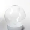 Suporte de Velas de Vidro Transparente Suporte de Velas Redondo de Vidro Estilo Europeu Decoração de Casa Ornamentos Artesanato em Vidro