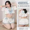 Feimu Traje Sexy de Hombros Descubiertos Estilo Universitario Deseo Puro Talla Grande Uniforme Tentación Pijama Zy6772 Ropa Interior Sexy