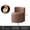 Taburete Bajo para el Hogar Taburete de Sofá de Cuero Taburete con Respaldo de Lujo Ligero Otomana Taburete de Mesa de Café para Sala de Estar Taburete Tapizado Multifuncional Taburete para Cambiar Zapatos