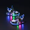 Iluminación Primavera y Otoño 2026 Nuevos Zapatos Deportivos Infantiles de Cuero Dibujos Animados Sensor LED Luminosos para Hombres Zapatos Deportivos y Casuales Modernos