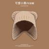 Sombrero Leifeng de Tela de Flores del Noreste para Mujer Invierno Grueso Cortavientos Ciclismo Protección para las Orejas Sombrero Popular en Internet Tendencia Callejera Gorro Pullcap