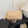 Bolsa transversal estilosa e elegante de cor sólida, nova coleção outono 2026, bolsa de ombro moderna e minimalista, bolsa de mão fashion