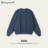 Otoño 2025 Marca de Moda Americana High Street Sudadera de Cuello Redondo Pantalón Recto Traje de Hombre Conjunto Casual Holgado de Dos Piezas para Hombre