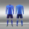 Nuevo traje de fútbol de manga larga de secado rápido transfronterizo, camiseta de fútbol de competición para entrenamiento deportivo al aire libre de secado rápido que absorbe el sudor