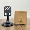 Soporte de metal para teléfono móvil de escritorio al por mayor, giratorio 360 grados, estable, portátil, plegable, soporte para teléfono móvil totalmente metálico