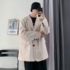 Otoño 2023 Nuevo Traje Casual Moda Casual Chaqueta de Traje Pequeña Estilo Hong Kong Moderno para Hombre XF001