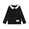 Camisa base gola polo infantil Wulibu Yi 2026 novo modelo camiseta manga longa infantil roupas de outono quentes tendência