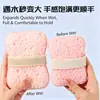 Bolsa para Jabón con Agujeros Aleatorios Bola de Baño de Algodón Flor de Baño Ultra Suave Limpiador de Espalda para Niños Esponja Espumosa Bolsa para Jabón