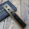 Caja de incienso extraíble Ébano sin ácido traje de viaje de madera quemador de incienso retro para interior quemador de incienso de agarwood