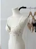 Sutiã Levanta Seios Sem Costura com Suporte Macio, Estilo Coreano, Franzido, Copas Fixas 3D, Bolinhas, para Seios Pequenos, Sutiã Transfronteiriço para Mulheres