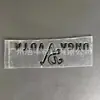 Marca de Voltagem de Metal TPU, Etiqueta de Transferência Térmica para Roupas e Malas de TPU, Patch de Borracha com Logo, Etiqueta de Transferência Térmica 3D para Roupas Masculinas de Alta Qualidade