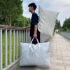 Bolsa de Almacenamiento para el Hogar Famosa en Internet, Bolsa para Guardar Colchas de Puesto de Mercado, Bolsa Portátil de Gran Capacidad para Mudanzas, Fábrica de Bolsas de Empaque de Productos para Transmisiones en Vivo
