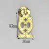 Nueva Manija para Puerta de Gabinete China Muebles Puerta de Gabinete Accesorios de Cobre Forma de Pez Xiangyun Manija de Latón Manija de Cobre para Cajón